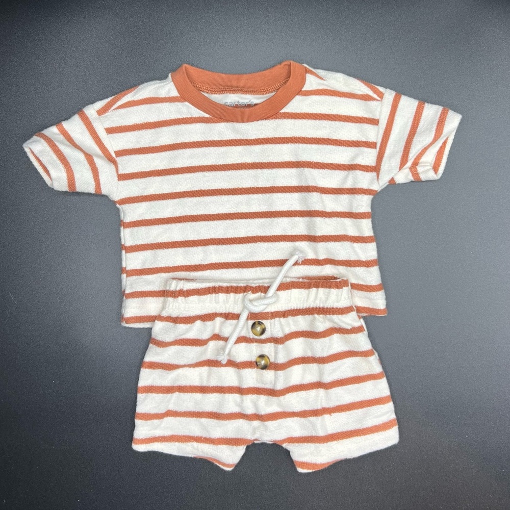 Baby terry short set
